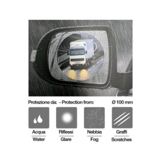 Simoni Racing Προστατευτικές Αντιθαμβωτικές Μεμβράνες για Καθρέπτες Αυτοκινήτου 2τμχ Διάφανο Κωδικός: SRAFF