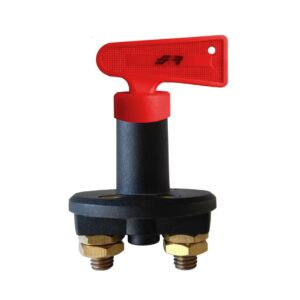 Simoni Racing Διακόπτης Μπαταρίας Αυτοκινήτου 100Α 12V-24V Universal Μαύρο Κωδικός: SRBMS