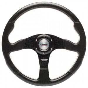 Simoni Racing Τιμόνι Αυτοκινήτου Τριάκτινο με Διάμετρο 35cm Ασημί/Μαύρο Κωδικός: SRMATCH