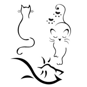 Simoni Racing Αυτοκόλλητα Αυτοκινήτου Prespaced 3 Kittens 12 x 10cm σε Μαύρο Χρώμα 3τμχ Κωδικός: SRSRS2