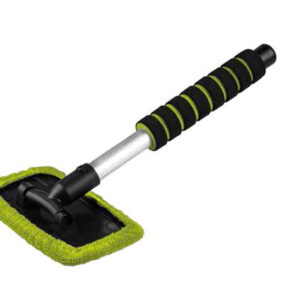 Tom Par Πανί Καθαρισμού Τζαμιών Αυτοκινήτου 30cm Μαύρη/Πράσινη Κωδικός: T09852