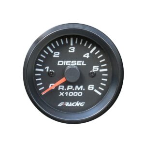 Simoni Racing Στροφόμετρο Αυτοκινήτου Diesel 0-6000rpm Κωδικός: ΟΡΓ/TM/BD