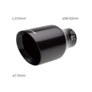 Simoni Racing Μπούκα Εξάτμισης 115mm Μαύρη Universal Κωδικός: SRTRX/20N