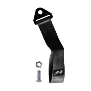 Simoni Racing Tow Strap Ιμάντας Ρυμούλκησης Αυτοκινήτου 3 Τόνων 26cm Μαύρο Κωδικός: SRUTSN