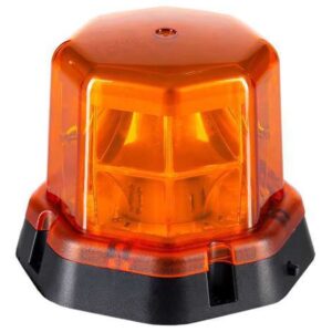 M-Tech Φάρος Αυτοκινήτου LED 12 / 24V Αδιάβροχος 9.4cm με Πορτοκαλί Φωτισμό Κωδικός: WLB37401Y