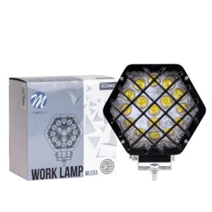 M-Tech Ορθογώνιος Προβολέας Αυτοκινήτου LED Universal 12 - 30V 48W 13.8cm 1τμχ Κωδικός: WLE53