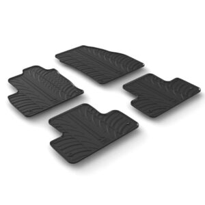 Lampa Σετ Μπροστινά και Πίσω Πατάκια 4τμχ Τύπου Σκαφάκι για Land Rover Range Rover Evoque Μαύρα Κωδικός: L2447.5