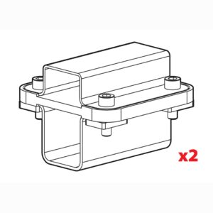 Nordrive Αντάπτορες Σχάρας Αυτοκινήτου Αντάπτορες για Σχάρες Οροφής Kargo Rack Nordrive σε Μπάρες Kargo/Kargo Plus 2τμχ 2τμχ Κωδικός: N99979