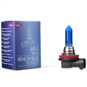 M-Tech Λάμπα Αυτοκινήτου & Μοτοσυκλέτας Xenon Blue H11 Αλογόνου 5000K Ψυχρό Λευκό 12V 55W 1τμχ