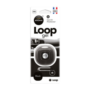 Aroma Car Αρωματικό Αεραγωγού Αυτοκινήτου Loop Gel Black 9gr Κωδικός: A63113