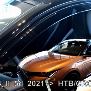 Heko Σετ Ανεμοθραύστες Αυτοκινήτου Μπροστινοί και Πίσω Σκούρο Φιμέ για Citroen DS4 2021+ 4τμχ Κωδικός: 12280