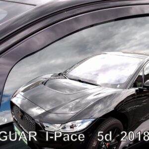 Heko Σετ Ανεμοθραύστες Αυτοκινήτου Μπροστινοί Σκούρο Φιμέ για Jaguar I-Pace 2018+ 2τμχ Κωδικός: 18314