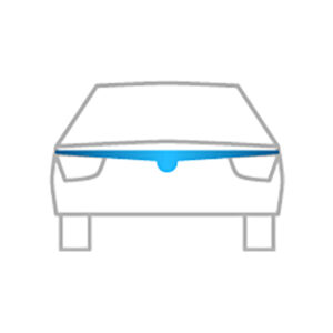 Heko Ανεμοθραύστης Καπό Αυτοκινήτου Σκούρο Φιμέ για Volkswagen Sharan 2 2010+ 1τμχ Κωδικός: 02151