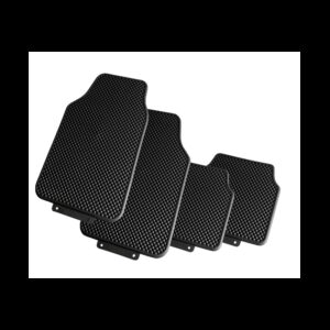 Automax Σετ Μπροστινά και Πίσω Πατάκια 4τμχ ΜαύραΚωδικός: 1208