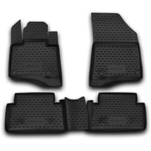 Novline Σετ Μπροστινά και Πίσω Πατάκια 4τμχ Τύπου Σκαφάκι για Citroen C5 2008+ Μαύρα Κωδικός: NLC.10.15.210