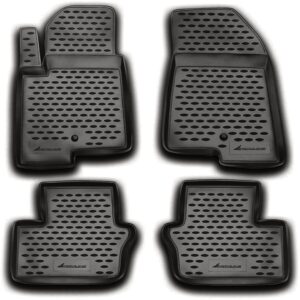 Novline Σετ Μπροστινά και Πίσω Πατάκια 4τμχ Τύπου Σκαφάκι 2007+ Γκρι Κωδικός: NLC.24.02.211