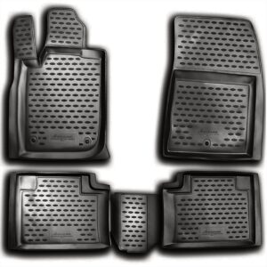 Novline Σετ Μπροστινά και Πίσω Πατάκια 4τμχ Τύπου Σκαφάκι για Jeep Grand Cherokee 2013+ Γκρι Κωδικός: NLC.24.03.211