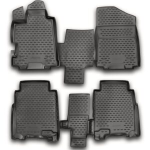 Novline Σετ Μπροστινά και Πίσω Πατάκια 4τμχ Τύπου Σκαφάκι για Honda FR-V Γκρι Κωδικός: NLC.18.24.211K