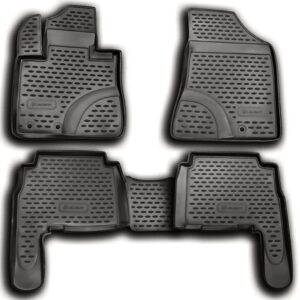 Novline Σετ Μπροστινά και Πίσω Πατάκια 4τμχ Τύπου Σκαφάκι για Kia Sorento Γκρι Κωδικός: NLC.25.28.211N