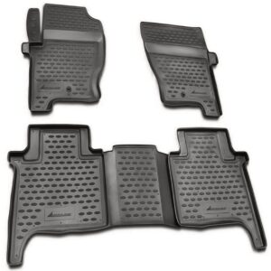 Novline Σετ Μπροστινά και Πίσω Πατάκια 4τμχ Τύπου Σκαφάκι για Land Rover Range Rover Γκρι Κωδικός: NLC.28.03.211