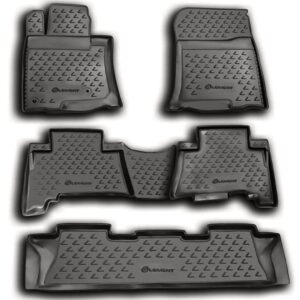 Novline Σετ Μπροστινά και Πίσω Πατάκια 5τμχ Τύπου Σκαφάκι για Lexus GX Γκρι Κωδικός: NLC.29.12.211K