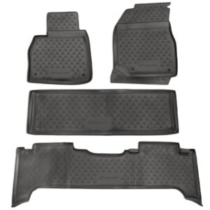 Novline Σετ Μπροστινά και Πίσω Πατάκια 4τμχ Τύπου Σκαφάκι για Lexus LX 1998-2007 Γκρι Κωδικός: NLC.29.15.211K