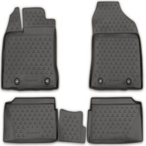 Novline Σετ Μπροστινά και Πίσω Πατάκια 4τμχ Τύπου Σκαφάκι για Lexus CT 2011+ Γκρι Κωδικός: NLC.29.19.211KH