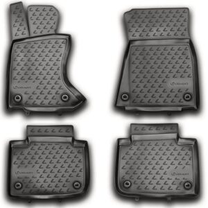 Novline Σετ Μπροστινά και Πίσω Πατάκια 4τμχ Τύπου Σκαφάκι 2012+ Γκρι Κωδικός: NLC.29.22.211KH