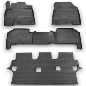 Novline Σετ Μπροστινά και Πίσω Πατάκια 4τμχ Τύπου Σκαφάκι για Lexus LX 2012+ Γκρι Κωδικός: NLC.29.23.211K