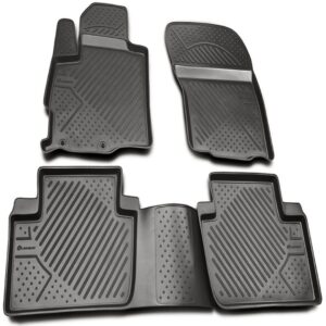 Novline Σετ Μπροστινά και Πίσω Πατάκια 4τμχ Τύπου Σκαφάκι για Peugeot 4007 Γκρι Κωδικός: NLC.38.10.211