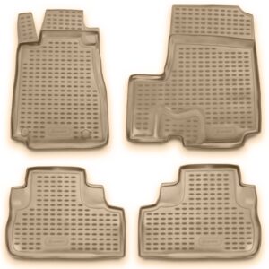 Novline Σετ Μπροστινά και Πίσω Πατάκια 4τμχ Τύπου Σκαφάκι για Honda CR-V 2002-2007 Μπεζ Κωδικός: NLC.18.15.212K