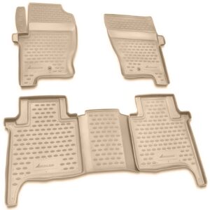 Novline Σετ Μπροστινά και Πίσω Πατάκια 4τμχ Τύπου Σκαφάκι για Land Rover Range Rover 2005-2012 Μπεζ Κωδικός: NLC.28.03.212