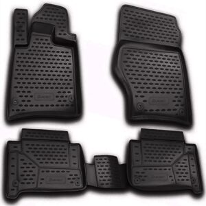 Novline Σετ Μπροστινά και Πίσω Πατάκια 4τμχ Τύπου Σκαφάκι για Audi Q7 2005-2015 Μαύρα Κωδικός: NLC.04.16.210K