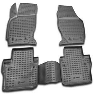 Novline Σετ Μπροστινά και Πίσω Πατάκια 4τμχ Τύπου Σκαφάκι για Volvo S80 Γκρι Κωδικός: NLC.50.05.211N