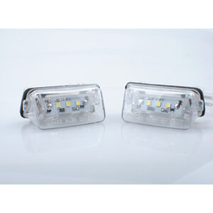 M-Tech Φώτα Πινακίδας Led 12V για Citroen Saxo / C3 / C4 / C5 Peugeot 206 / 207 / 307 / 406 / 407 2τμχ Κωδικός: CLP016