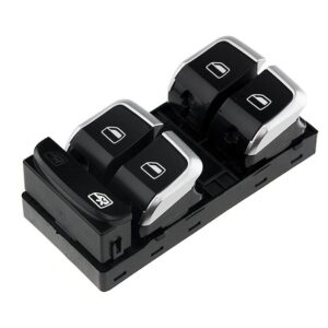 NTY Διακόπτης Παραθύρων Αυτοκινήτου για Audi A4 / A5 / Q5 2009+ 10pin Μαύρο Κωδικός: EWS-AU-017