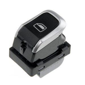 NTY Διακόπτης Παραθύρων Αυτοκινήτου για Audi A1 / A4 / A5 / A6 / A7 / A8 / Q3 / Q5 4pin Μαύρο Κωδικός: EWS-AU-018