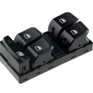 NTY Διακόπτης Παραθύρων Αυτοκινήτου για Audi A4 / A5 / Q5 2009+ 10pin Μαύρο Κωδικός: EWS-AU-019