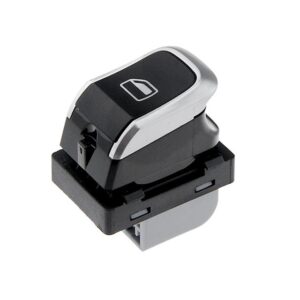 NTY Διακόπτης Παραθύρων Αυτοκινήτου για Audi A1 / A6 / A7 / A8 / Q3 Μαύρο Κωδικός: EWS-AU-038