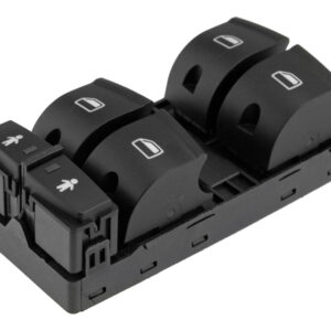 NTY Διακόπτης Παραθύρων Αυτοκινήτου για Audi A6 / Q7 10pin Μαύρο Κωδικός: EWS-AU-065