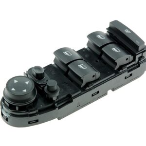 NTY Διακόπτης Παραθύρων Αυτοκινήτου για BMW E60 2007+ Μαύρο Κωδικός: EWS-BM-010