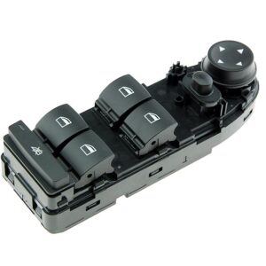 NTY Διακόπτης Παραθύρων Αυτοκινήτου για BMW E60 2007+ 4pin Μαύρο Κωδικός: EWS-BM-012