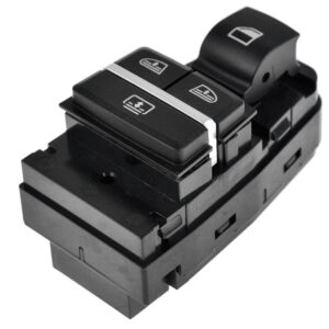 NTY Διακόπτης Παραθύρων Αυτοκινήτου για BMW Σειρά 5 2009+ 8pin Μαύρο Κωδικός: EWS-BM-083