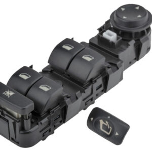 NTY Διακόπτης Παραθύρων Αυτοκινήτου για Citroen C8 Fiat Ulysse Peugeot 807 Μαύρο Κωδικός: EWS-CT-014