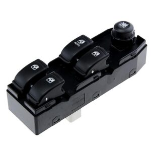 NTY Διακόπτης Παραθύρων Αυτοκινήτου για Chevrolet Lacetti 2004-2007 / Daewoo Nubira 14pin Μαύρο Κωδικός: EWS-DW-001