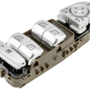 NTY Διακόπτης Παραθύρων Αυτοκινήτου για Mercedes W205 - W253 3pin Ασημί Κωδικός: EWS-ME-028