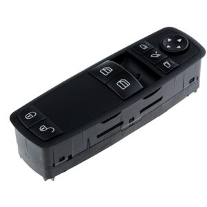 NTY Διακόπτης Παραθύρων Αυτοκινήτου για Mercedes-Benz A Class Μαύρο Κωδικός: EWS-ME-041