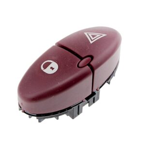 NTY Διακόπτης Αλάρμ Αυτοκινήτου για Peugeot 206 1998+ 5pin Κόκκινο Κωδικός: EWS-PE-017