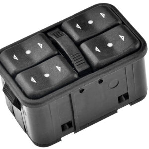 NTY Διακόπτης Παραθύρων Αυτοκινήτου για Opel Astra / Meriva / Zafira 12pin Μαύρο Κωδικός: EWS-PL-001