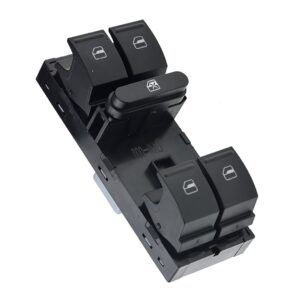 NTY Διακόπτης Παραθύρων Αυτοκινήτου για Seat Ibiza / Leon / Toledo - Vw Golf 5 / Passat / Jetta / Polo 10pin Κωδικός: EWS-VW-000